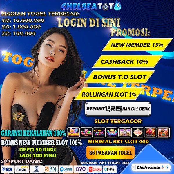 CHELSEATOTO - Login Situs Toto Online Dengan Pasaran Resmi Dan Terpercaya image 1